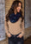 No End In Sight Infinity Scarf- Navy