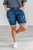Up For Anything Denim Shorts Pop